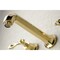 Kingston Brass Roman Tub Faucet, Polished Brass, Wall Mount KS4022AL - alternate 4